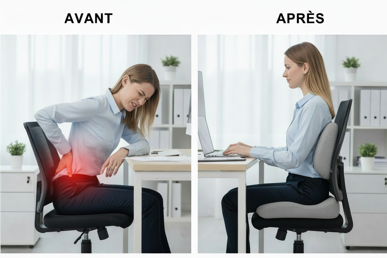 Coussin d’assise ergonomique