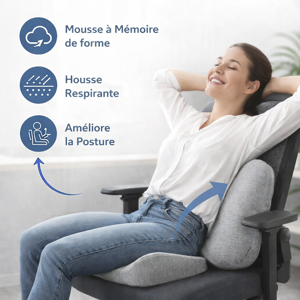 Coussin ergonomique lombaire