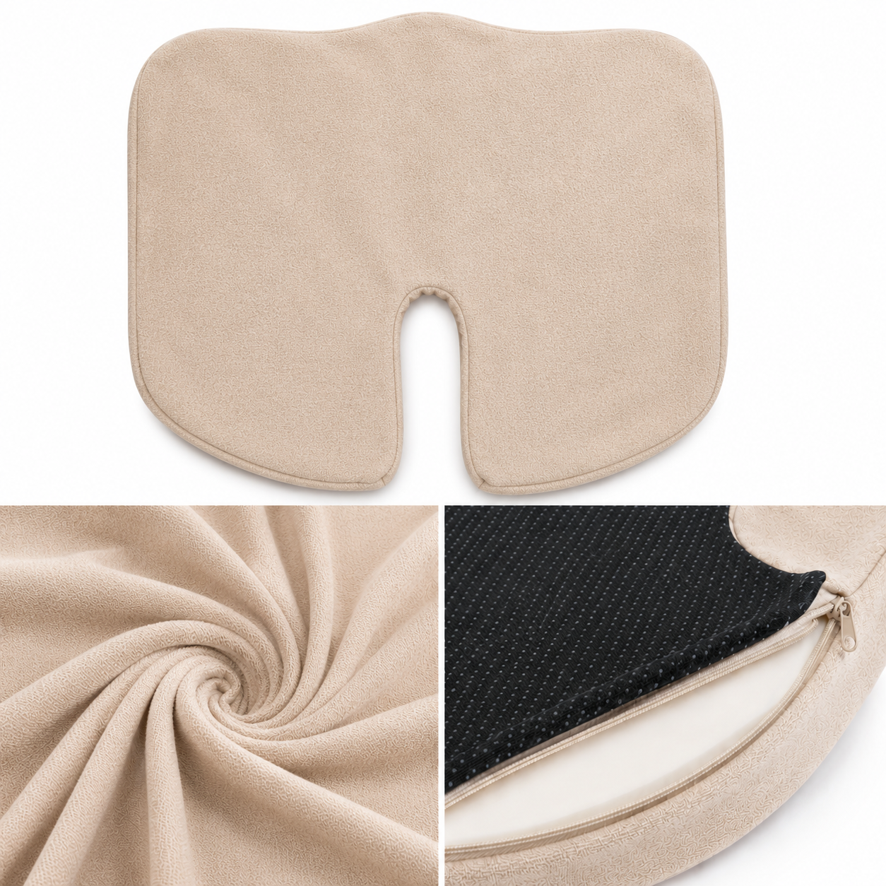 Housse de Rechange Premium pour Coussin d’Assise